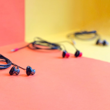 Kovinske žične slušalke 3,5 mm Mini Jack Gray