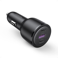 Autoladegerät 2x USB-C 1x USB 69W 5A PD QC Black