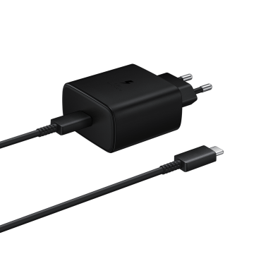 Original SFC 25W + Network Charger + Kabel USB-C Kabel Svart