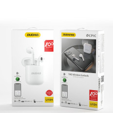 Auricolari wireless U10B TWS bianco