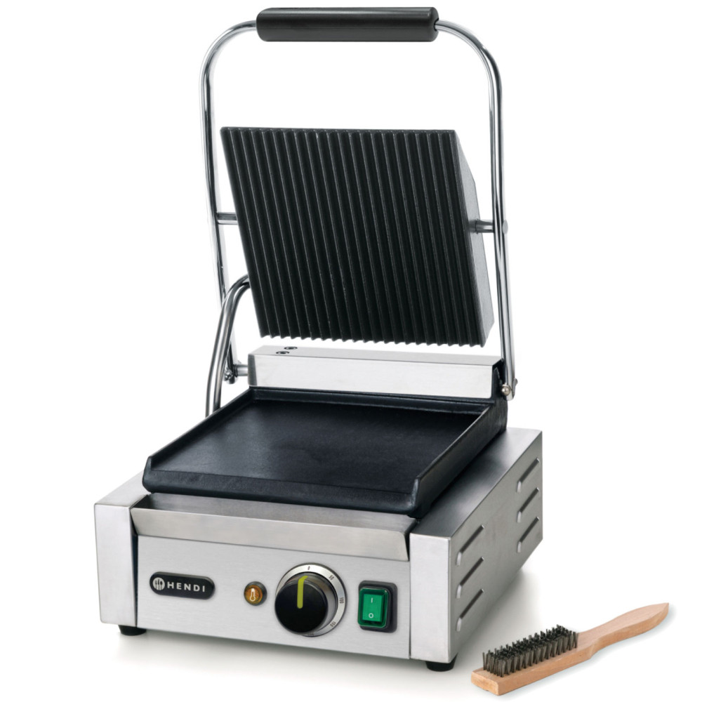 Contact Grill Contact Góra Ryflated down smooth 1800W - Hendi 263600