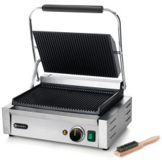 Kontakt Grill Kontakt Grill Panini Ryflated 2200W - Hendi 263655