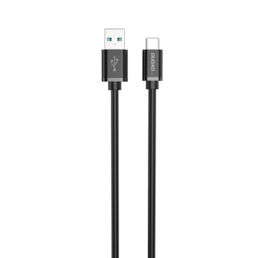 Kabeļu USB kabelis - USB tips C Super Fast Charge 1 m melns