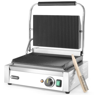 Kontakta Grillkontakt Grill Panini Ryflated 2200W - Hendi 263655