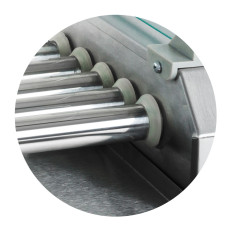 Grill de rodillos con tapa roller grill calentador de salchichas 9 rodillos