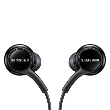 Fones de ouvido seguem 3.5mm mini jack com controle remoto e microfone preto