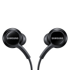 Fones de ouvido seguem 3.5mm mini jack com controle remoto e microfone preto