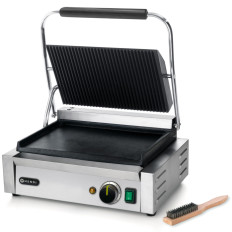 Kontakt Grill Kontakt Grill Panini Góra ryflated Down Glat 2200W - Hendi 263662