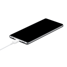 2in1 Nätverksladdare 25W + Kabel USB-C 1m Kabelvit