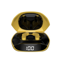 Följande hörlurar Trådlös TWS Bluetooth 5.2 Gul