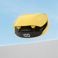 Följande hörlurar Trådlös TWS Bluetooth 5.2 Gul