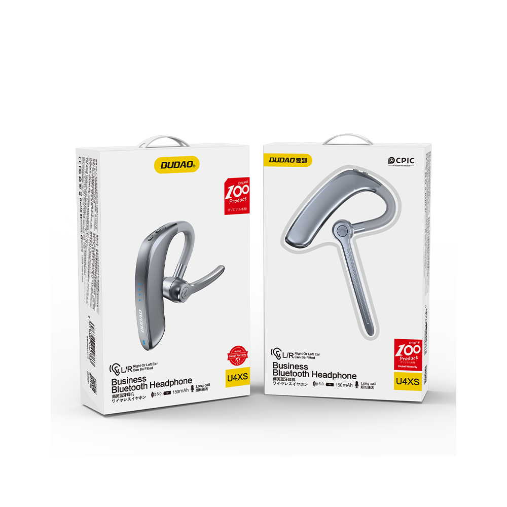 Fone de ouvido sem fio U4xs Bluetooth 5.0 Cinza