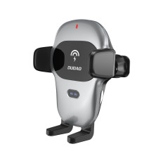 Porte-voiture avec chargeur sans fil gris Qi 15W