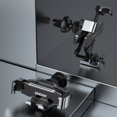 Mango de gravedad del coche para teléfono inteligente negro