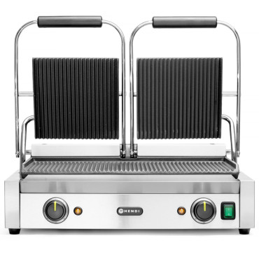 Επικοινωνία Grill Contact Grill Δίκλινο 3600W - Hendi 263709