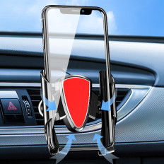 Suporte para carros para telefone universal gravidade escura cinza
