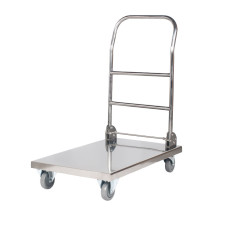 Chariot plateforme pliable en acier HoReCa plateforme 70x52cm
