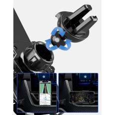 Suporte para carros para telefone universal gravidade escura cinza