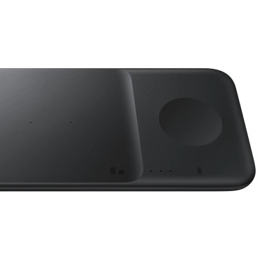 Trio uzlādes stacija Galaxy telefoniem Skatīties austiņas TWS + USB-C kabelis melns