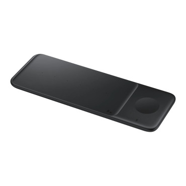 Trio uzlādes stacija Galaxy telefoniem Skatīties austiņas TWS + USB-C kabelis melns
