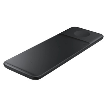 Trio uzlādes stacija Galaxy telefoniem Skatīties austiņas TWS + USB-C kabelis melns