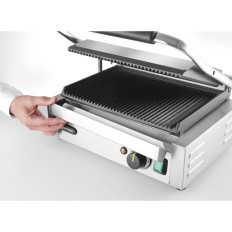 Ota yhteyttä Grill Contact Grill Panini Ryflated 2200W - Hendi 263655