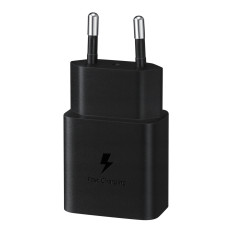 USB-C 15W PD AFC + USB-C-kabel zwart