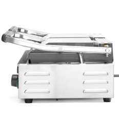 Επικοινωνία Grill Contact Grill Δίκλινο 3600W - Hendi 263709