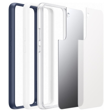 Case met spiegel voor Galaxy S22 + Frame Cover Transparent