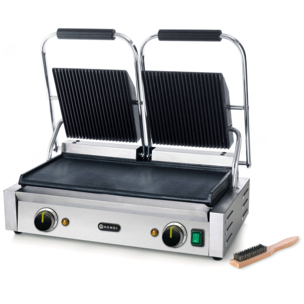 Kontaktný gril Kontakt Góra šľahanie hladkého 3600W - Hendi 263808