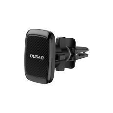 Magnētiskā auto rokturis uz F8H telefona uz melna ventilācijas režģa