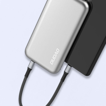 Kabelska ploska žica, ki se ukrivlja USB-C - USB-C L10C PD 100W 23cm črna