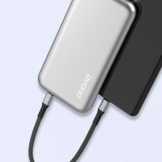 Kabelska ploska žica, ki se ukrivlja USB-C - USB-C L10C PD 100W 23cm črna