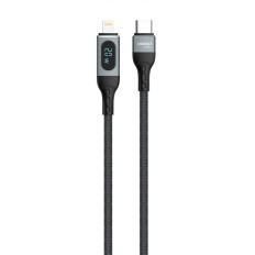 Kabelkabel voor iPhone voor snelle USB-C - Lightning PD 20W 1M Black
