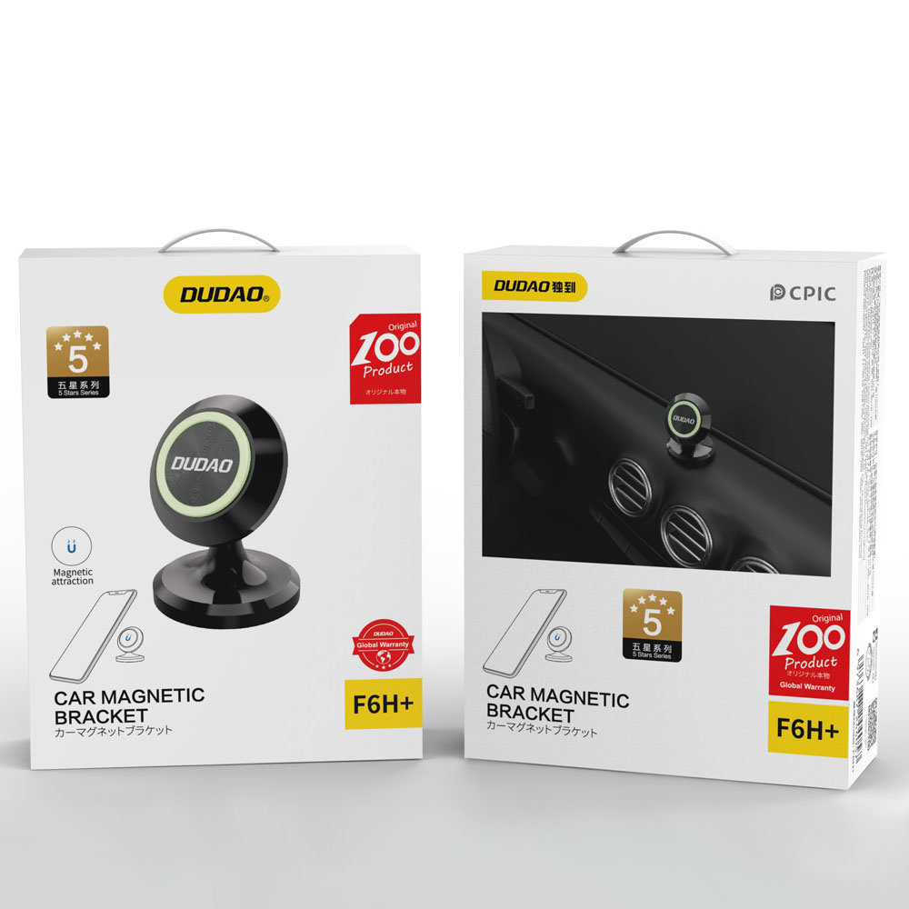 Porte-voiture pour téléphone magnétique PH6H + sur carte noire