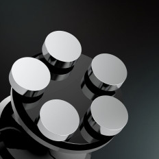 Car holder for Ph6H + magnetic phone on black board