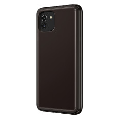 Case Galaxy A03 mehka jasna prevleka črna