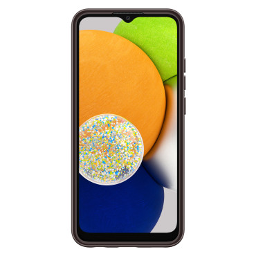 Case Galaxy A03 mehka jasna prevleka črna