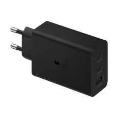 Netzwerklader 2x USB-C und 1x USB PPS PD 65W QC 3.0 AFC FCP Black