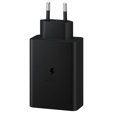 Sieťový Nakladač 2X USB-C a 1X USB PPS PD 65W QC 3.0 AFC FCP Čierna
