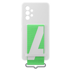 Case maisiņš ar jostu Galaxy A53 5g Strap silikona vāks White