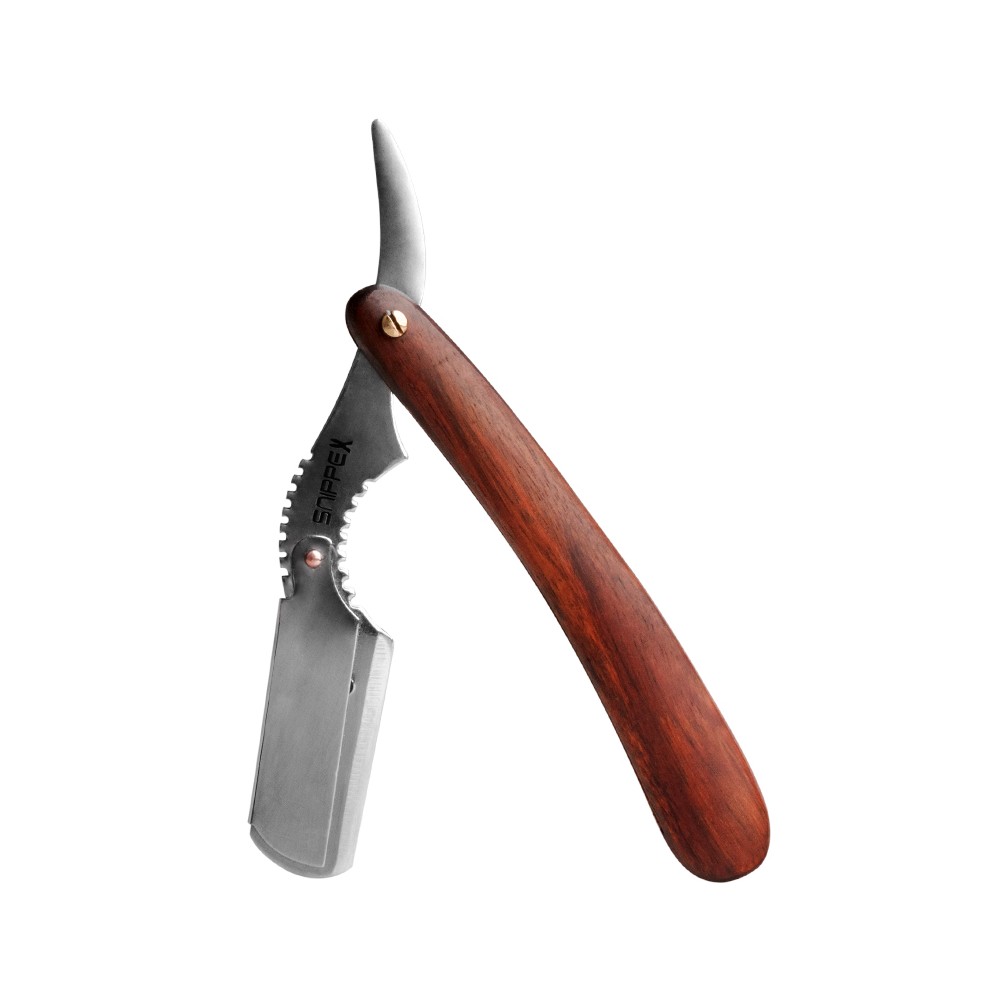 Navaja Snippex modelo 129 madera — vista lateral