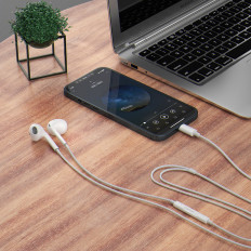 Slušalke v ušesih za iPhone s strelo X14prol-W1 vtič