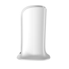 Carregador A5eu para cinco dispositivos USB 5x com um cabo de rede branco embutido