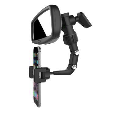 Poignée de téléphone Smartphone monté pour miroirs noirs
