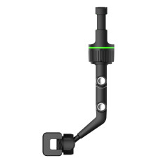 Máquina manija smartphone montada para espejo trasero negro y verde