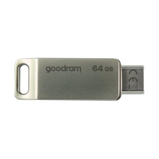 PENDRIVE 64GB Två USB 3.2 + USB-C OTG OD3 Silver
