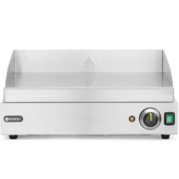 Plaque de cuisson à gril Profi Line lisse pour un travail continu 2400W - Hendi 203149