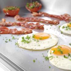 DPROL PROFIELS Wärmeplatte ein glatt für den Dauerbetrieb 2400W - Hendi 203149