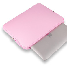 Universalus maišelis maišelis nešiojamas ant nešiojamojo kompiuterio tabletė 15.6 '' rausvos spalvos